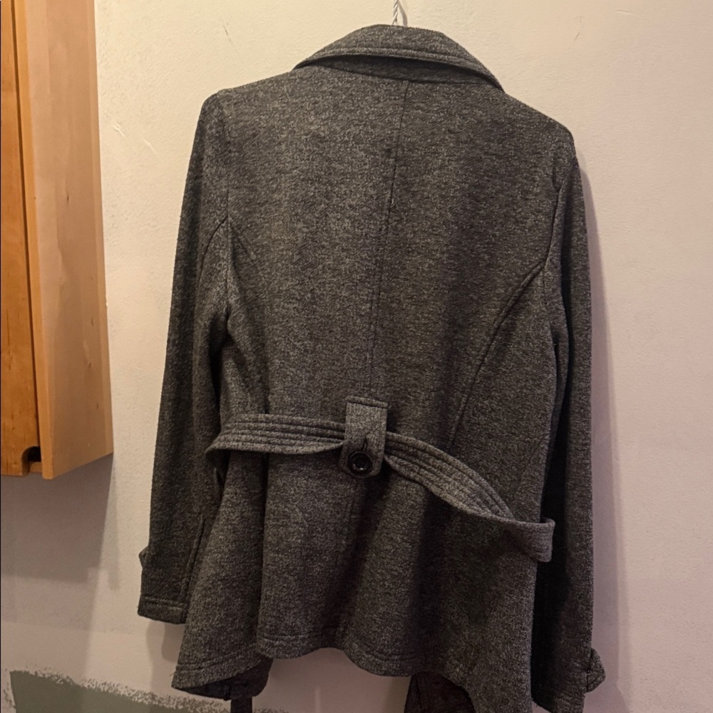 Streetwear Society Charcoal Trench Coat - Picture 4 of 4